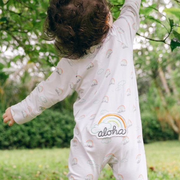 Cocomoon Pot O' Aloha Bamboo Coverall 0-3Months - Picture 6 of 8